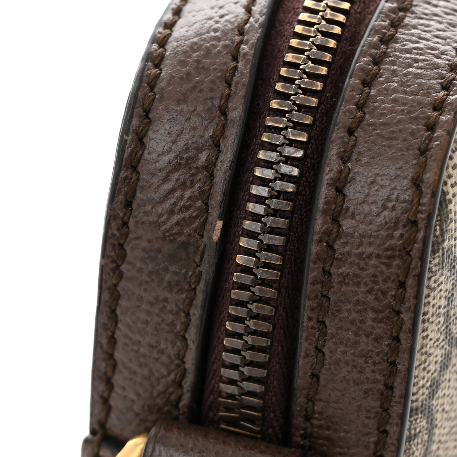 Gucci GG Supreme Monogram Textured Dollar Calfskin Web Ophidia Wristlet Shoulder Bag Beige Ebony New Acero 11 of 11