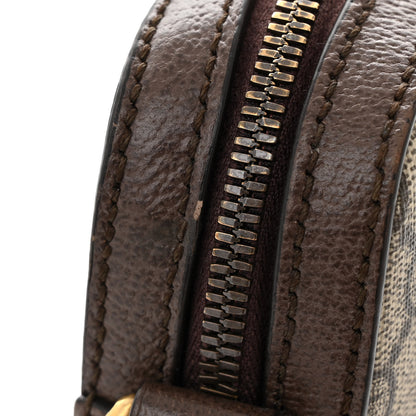 Gucci GG Supreme Monogram Textured Dollar Calfskin Web Ophidia Wristlet Shoulder Bag Beige Ebony New Acero 11 of 11