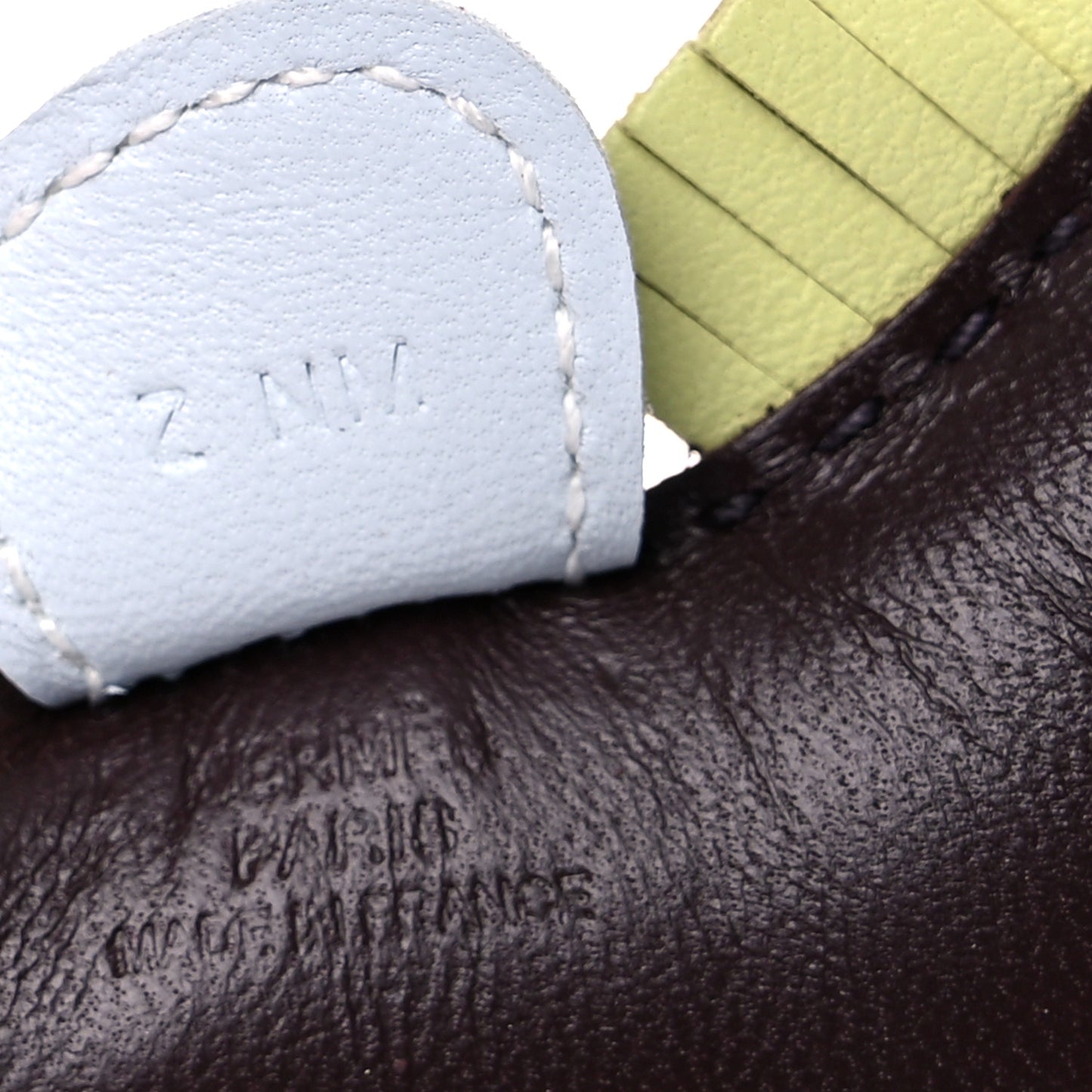 Milo Lambskin Grigri Rodeo Horse Bag Charm PM Rouge Sellier Jaune Bourgeon Bleu Brume