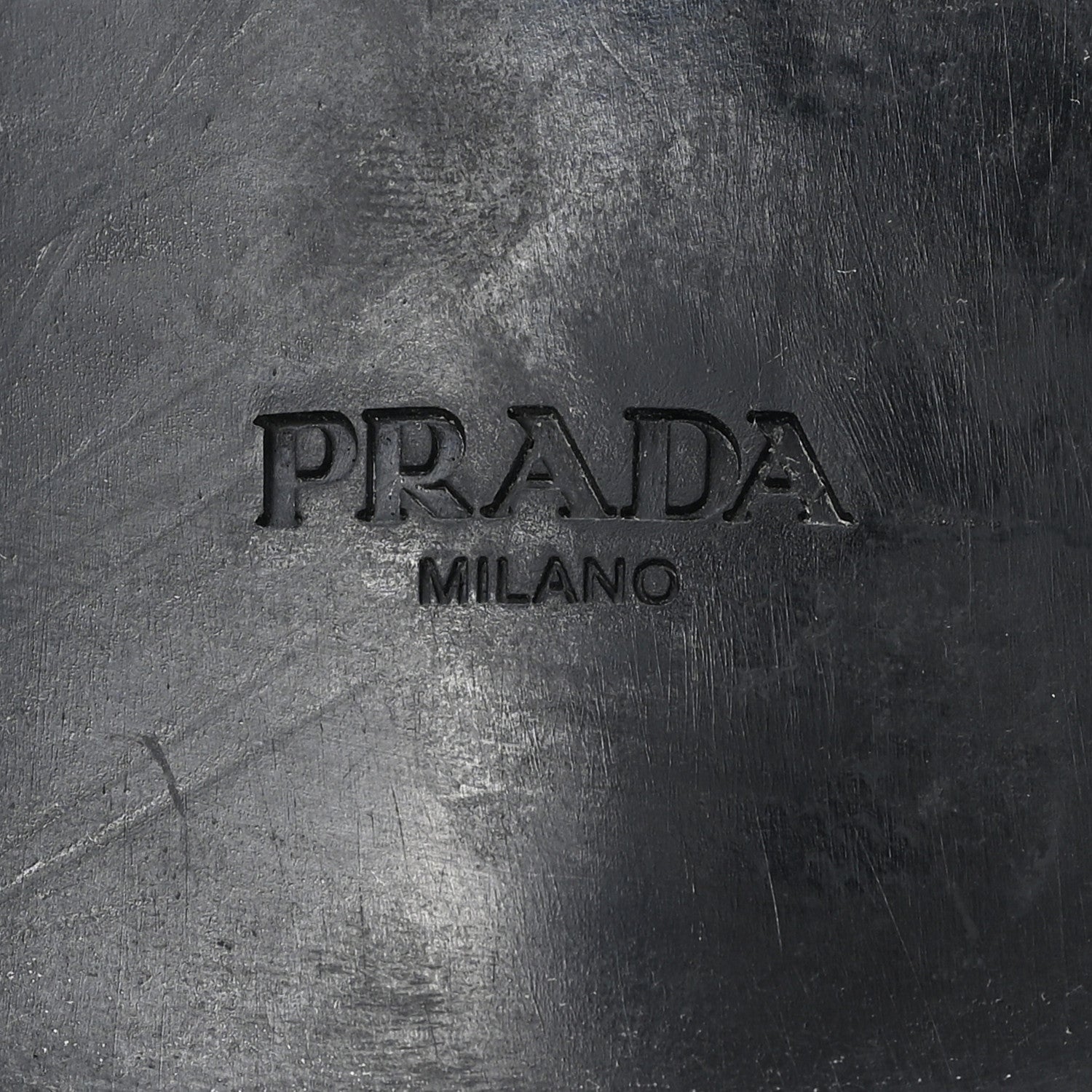 Prada Saffiano Mens Triangle Loafers 6 Black 7 of 9