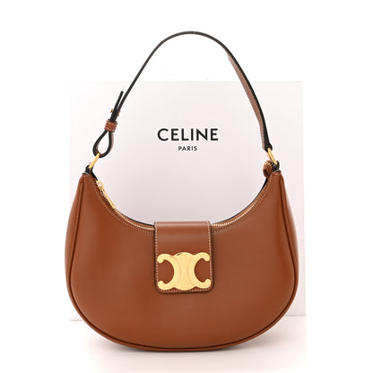 Celine Smooth Calfskin Medium Strap Ava Triomphe Shoulder Bag Tan 11 of 11