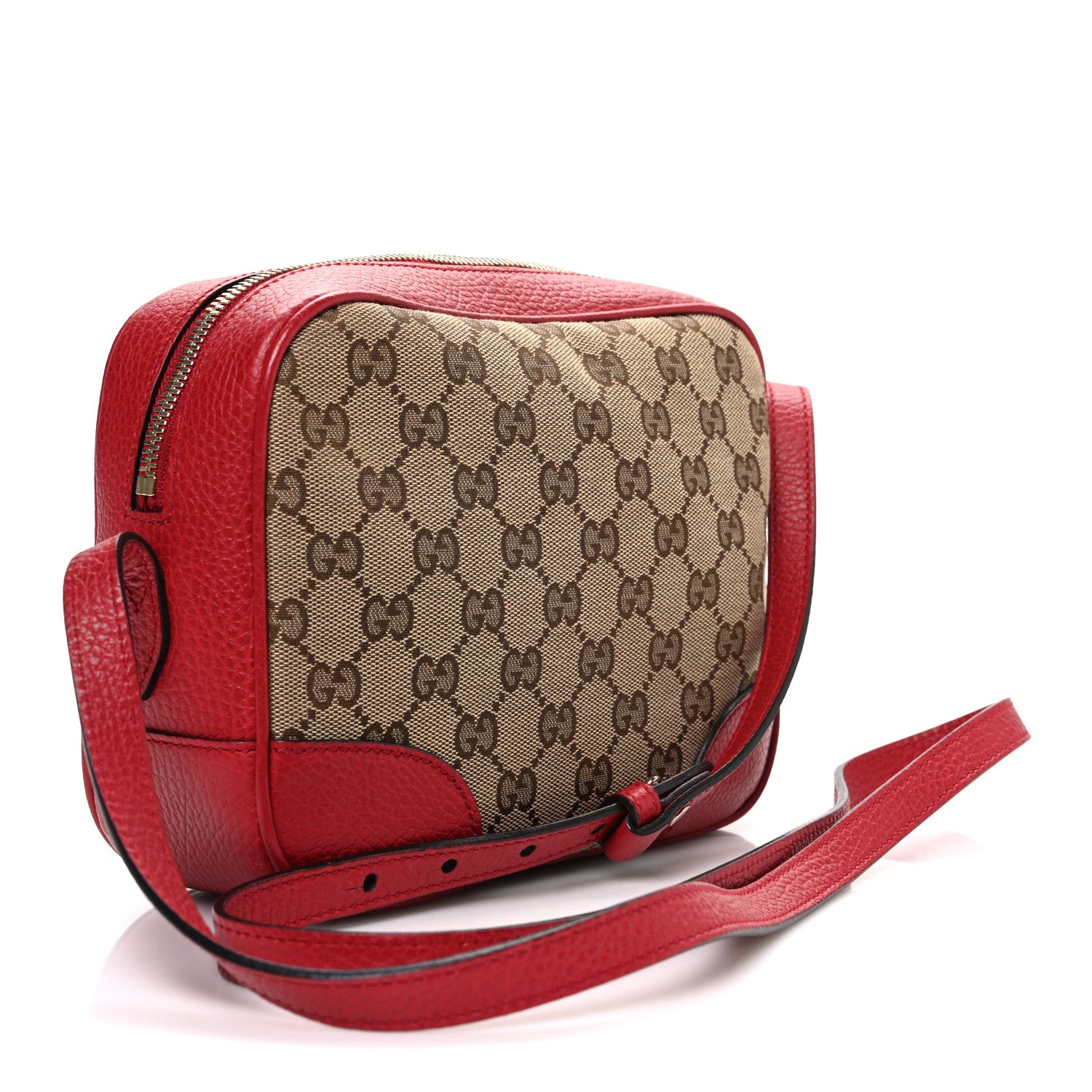 Gucci Monogram Mini Bree Messenger Bag Red 3 of 10