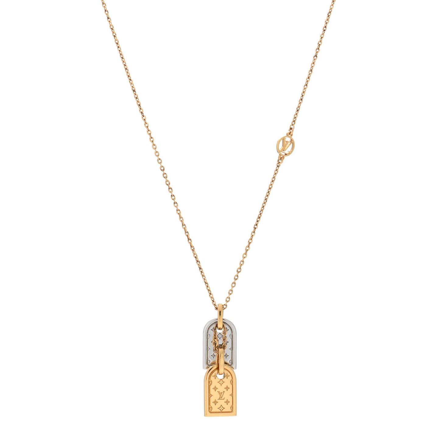 Nanogram Name Tag Necklace Gold
