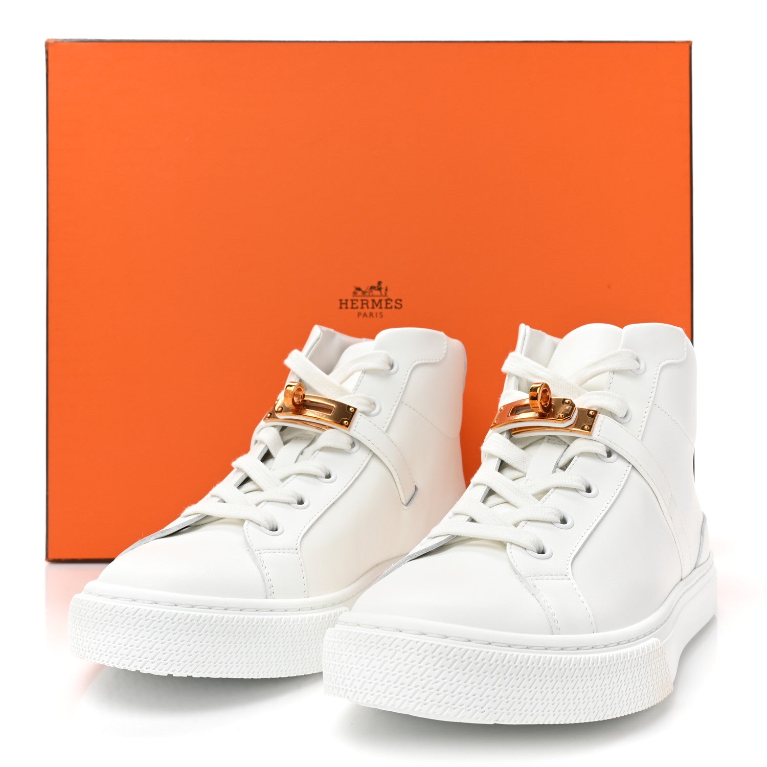 Hermes Calfskin Daydream Sneakers 38 White 11 of 11