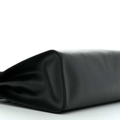 Hermes Toile H Berline Vache Hunter Herbag Zip PM 31 Black Ecru 10 of 12