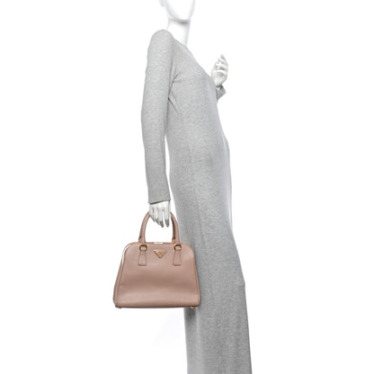 Prada Saffiano Lux Pyramid Bag Cammeo 2 of 11