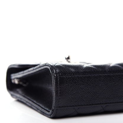 Chanel Caviar Quilted Classic Phone Holder Black 9 of 12