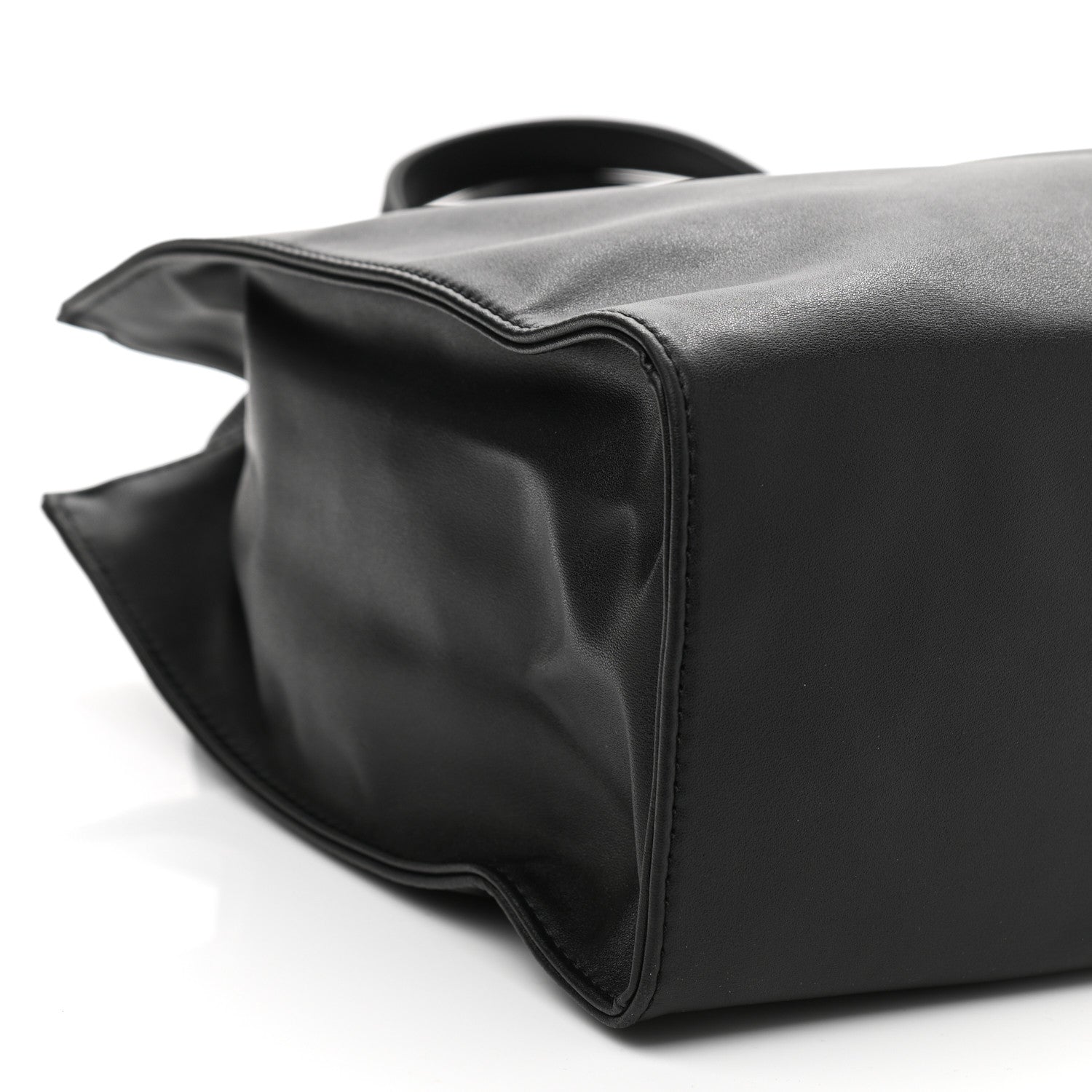 Telfar Vegan Leather Medium Shopping Bag Black 10 of 11