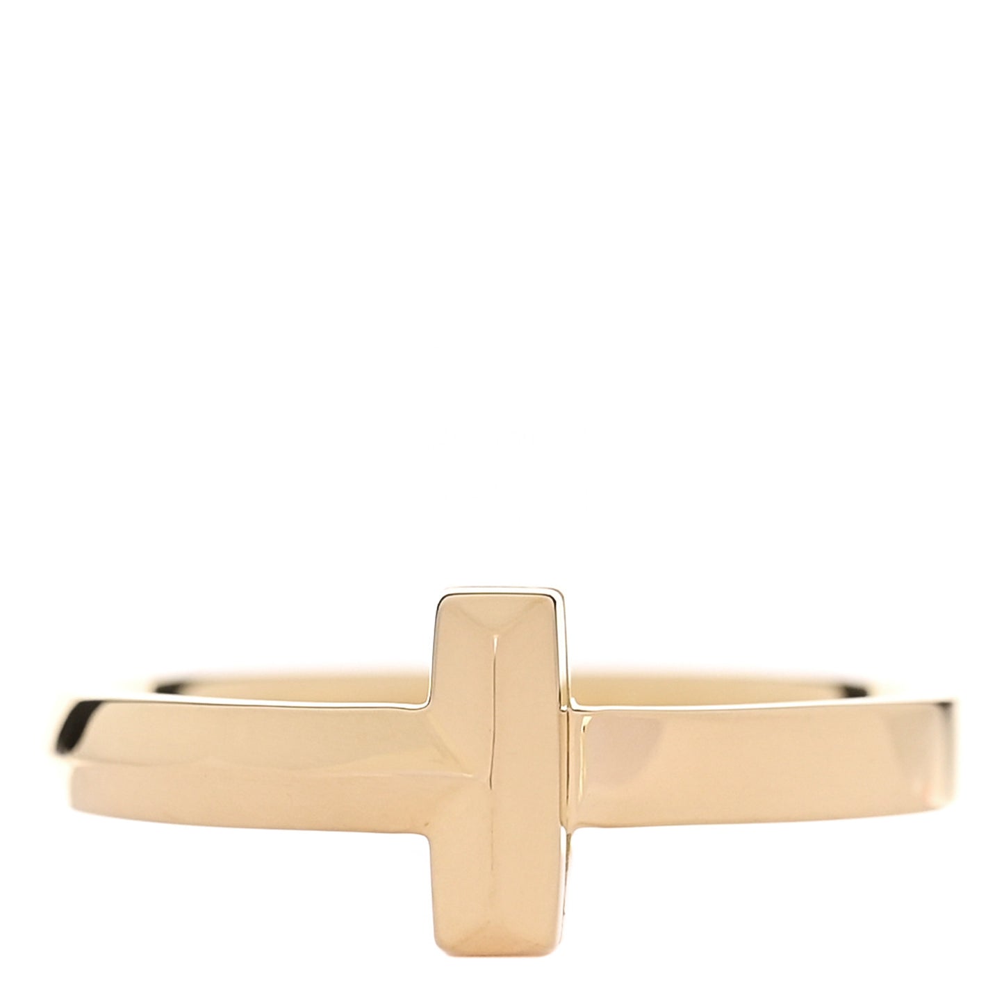 18K Yellow Gold T T1 Ring 49 5