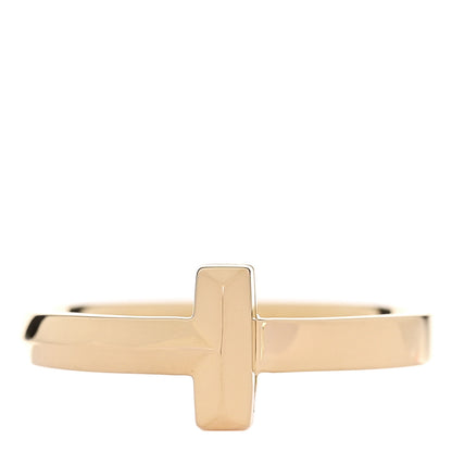 Tiffany 18K Yellow Gold T T1 Ring 49 5 1 of 5
