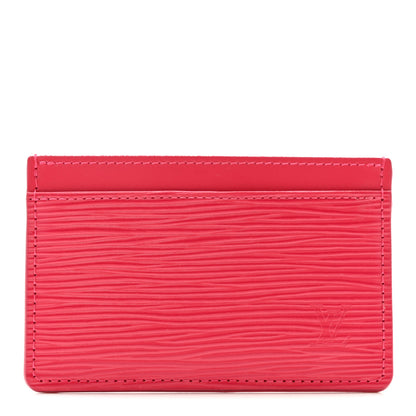 Louis Vuitton Epi Card Holder Pivoine 1 of 10