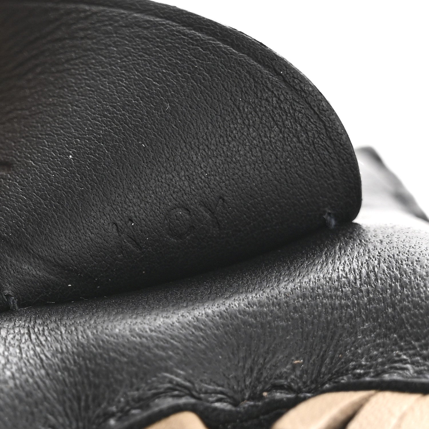 Hermes Milo Lambskin Grigri Rodeo Pegase Horse Bag Charm PM Black Etoupe 4 of 5
