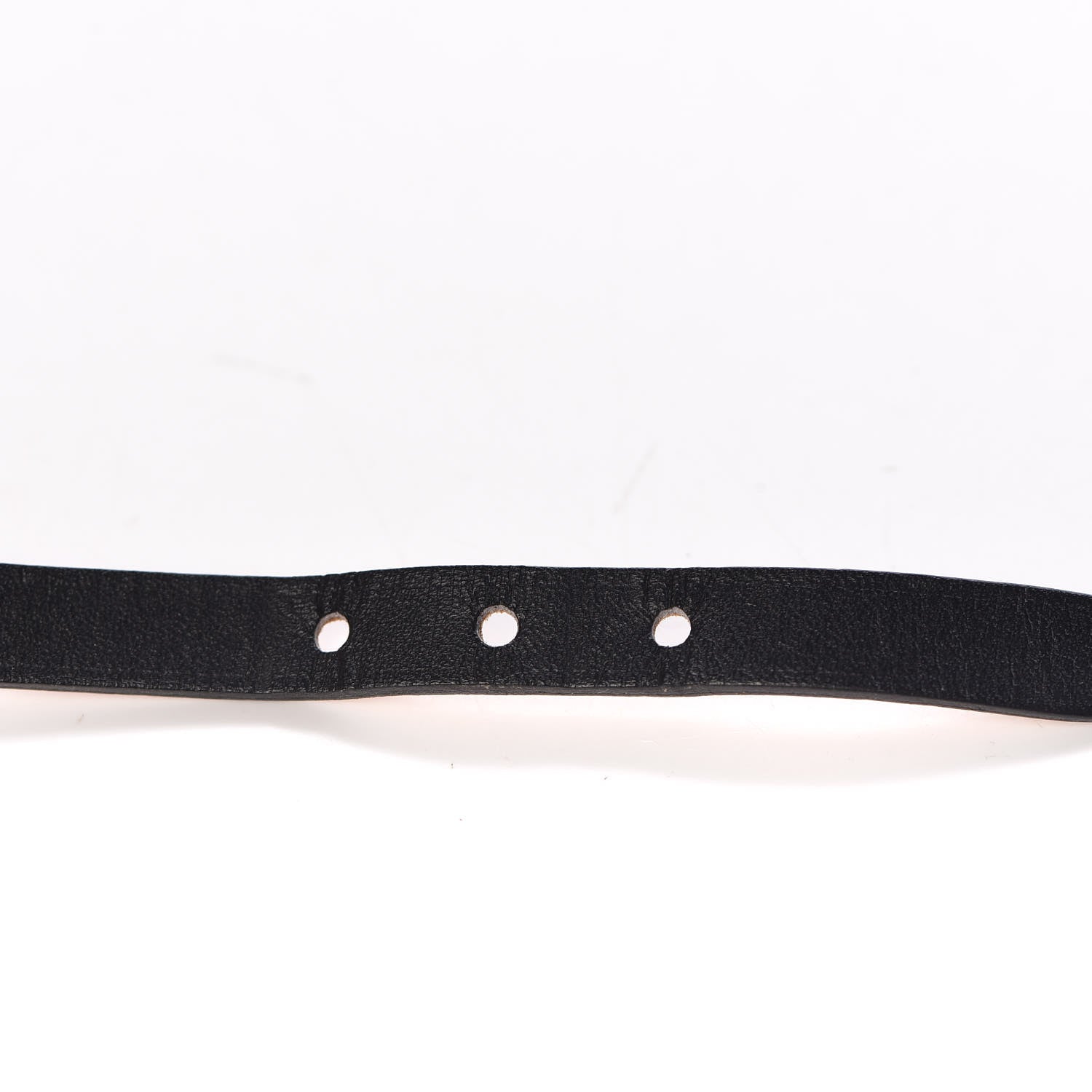 Hermes Chamonix Hapi 3MM Triple Tour Wrap Bracelet S Black 5 of 7