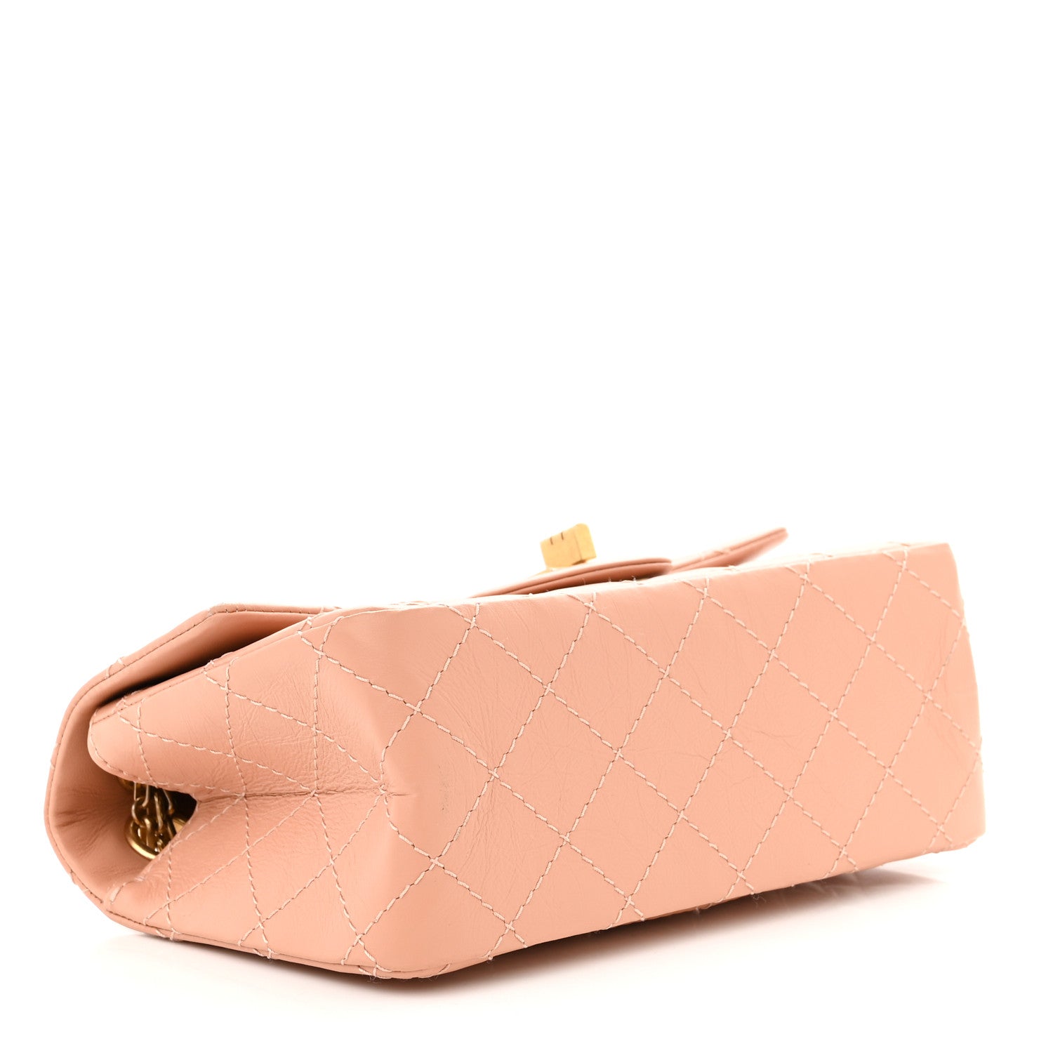 Chanel Aged Calfskin Quilted 2.55 Reissue Mini Flap Beige 4 of 10