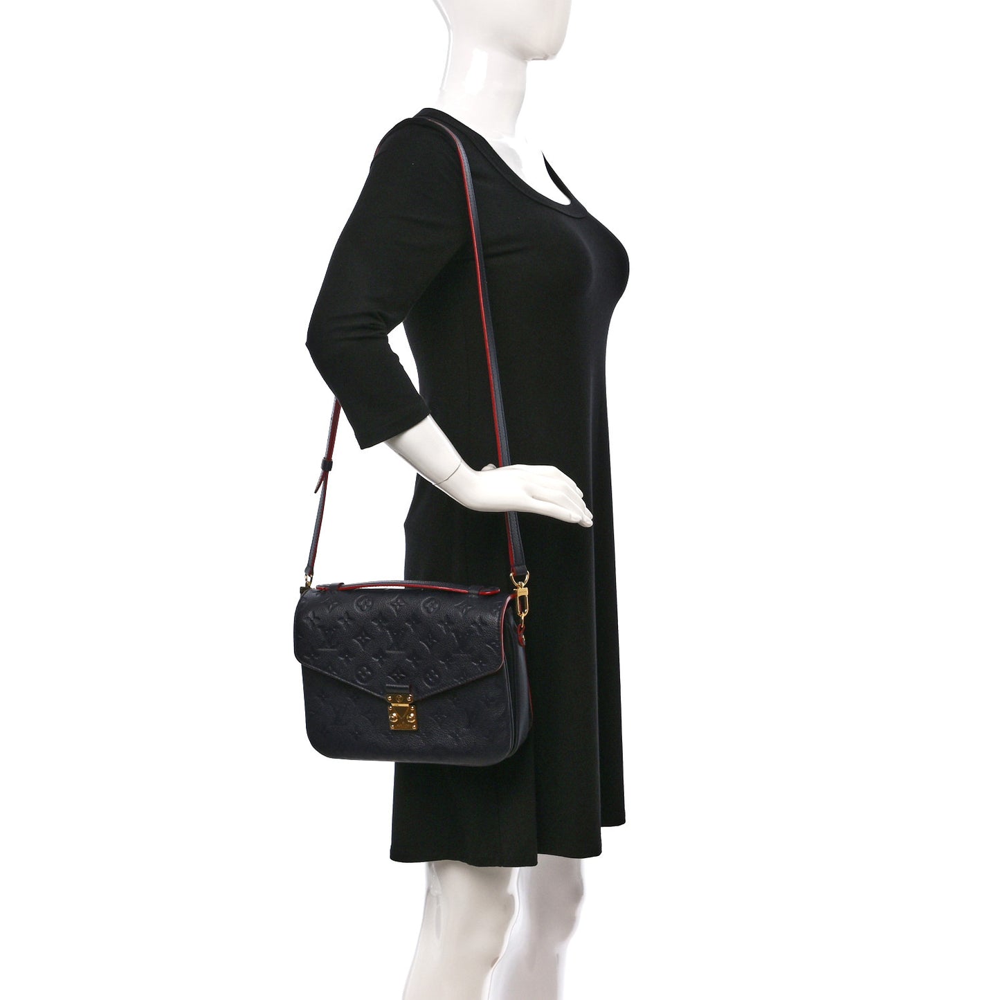 Empreinte Pochette Metis Marine Rouge