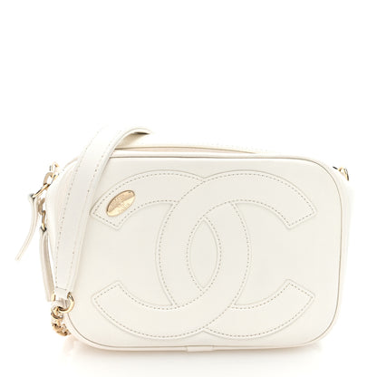 Chanel Lambskin CC Mania Camera Case White 1 of 10