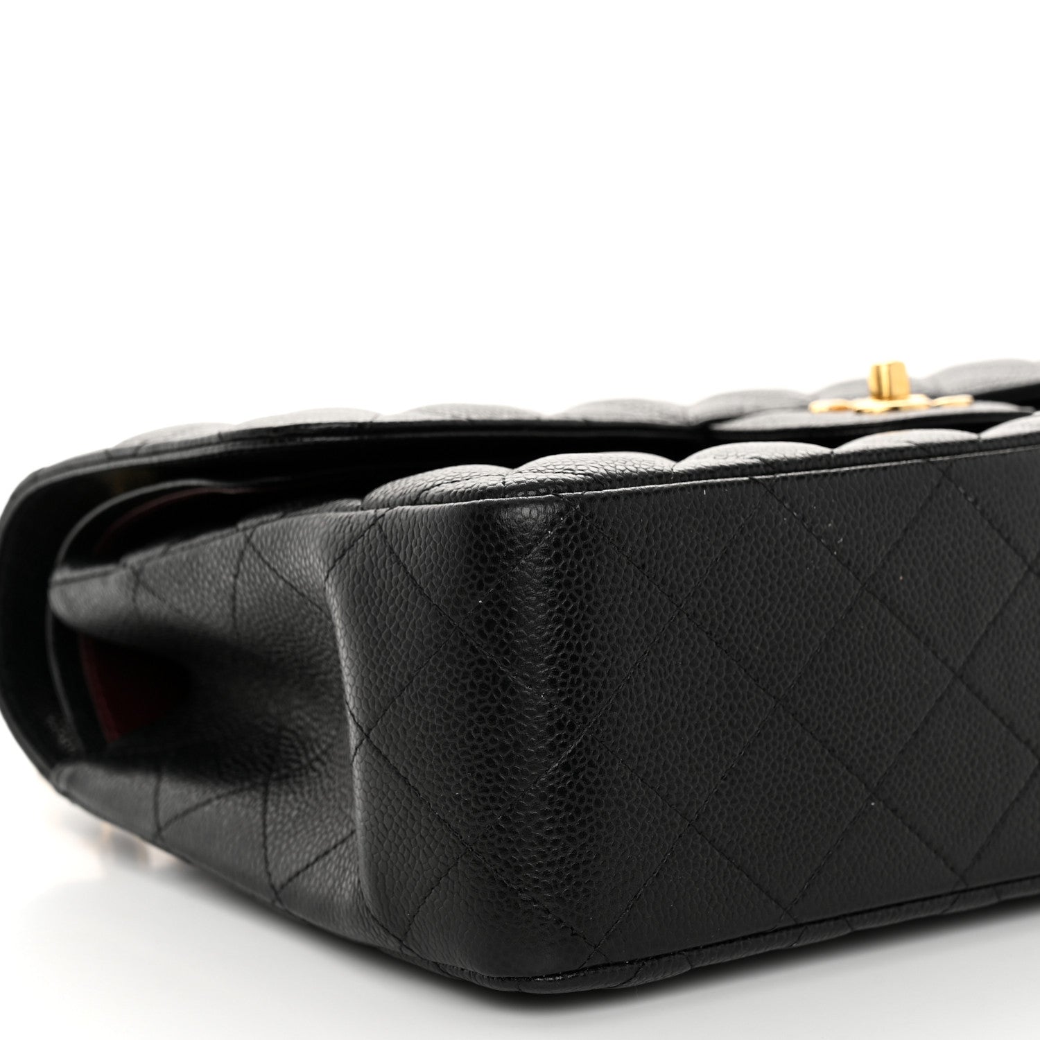 Chanel Caviar Quilted Jumbo Double Flap Black 9 of 10
