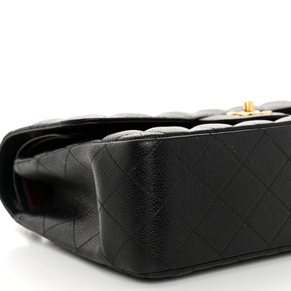 Chanel Caviar Quilted Jumbo Double Flap Black 9 of 10