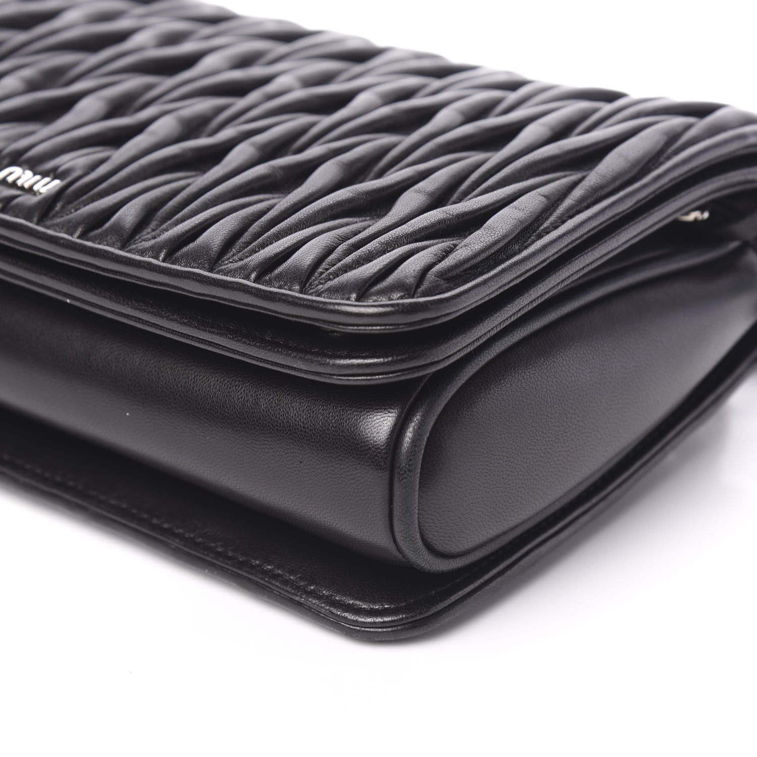 Miu Miu Nappa Matelasse Club Shoulder Bag Black 7 of 8