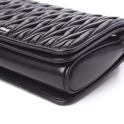 Miu Miu Nappa Matelasse Club Shoulder Bag Black 7 of 8