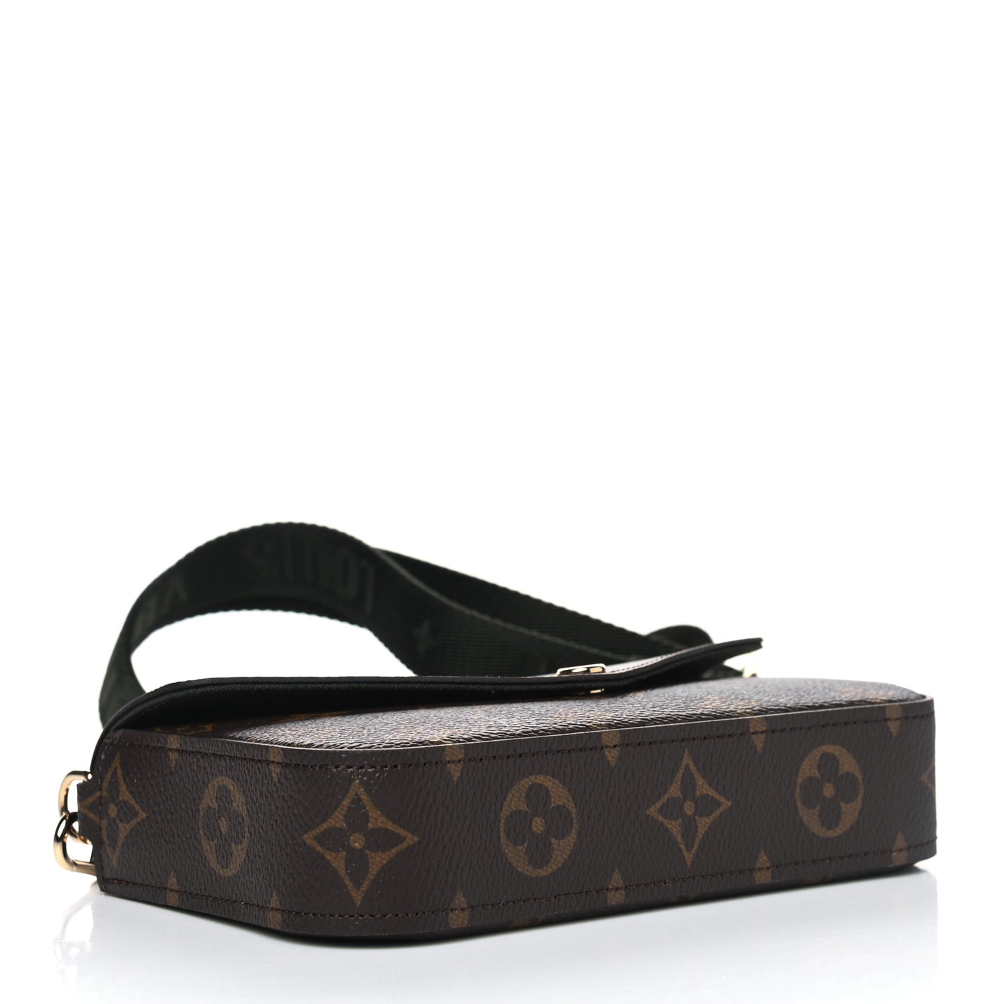 Monogram Felicie Strap & Go Kaki