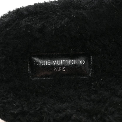 Louis Vuitton Shearling Monogram Giant Paseo Flat Comfort Mule 40 Black 8 of 9