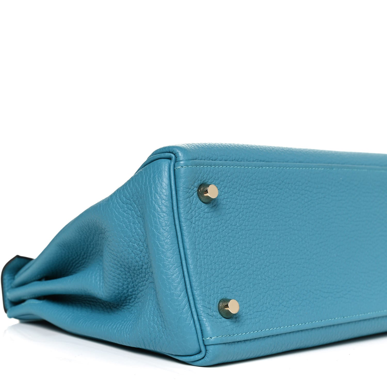 Hermes Togo Kelly Retourne 32 Turquoise 8 of 11