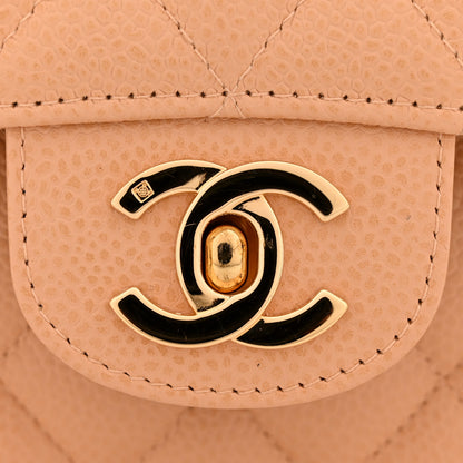 Chanel Caviar Quilted Medium Double Flap Beige Clair 11 of 14