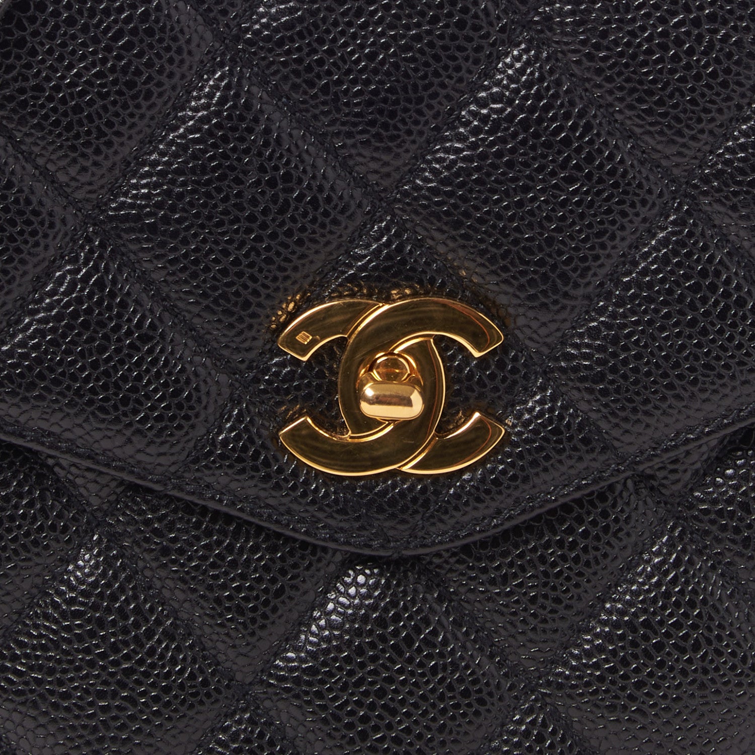 Chanel Caviar Quilted Flap Shoulder Bag Black 6 of 9