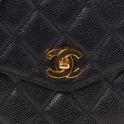 Chanel Caviar Quilted Flap Shoulder Bag Black 6 of 9