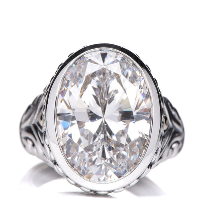 John Hardy Sterling Silver 14K Yellow Gold Cubic Zirconia Angela Ring 57 8 1 of 7