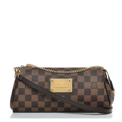 Louis Vuitton Damier Ebene Eva Clutch 1 of 7