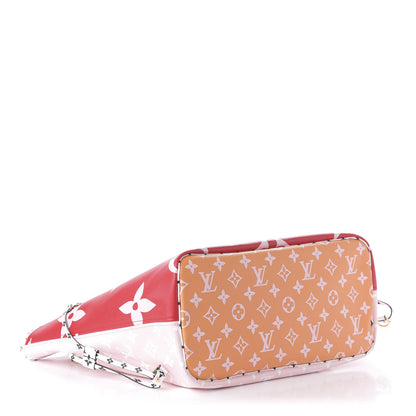 Louis Vuitton Monogram Giant Neverfull MM Rouge 4 of 10