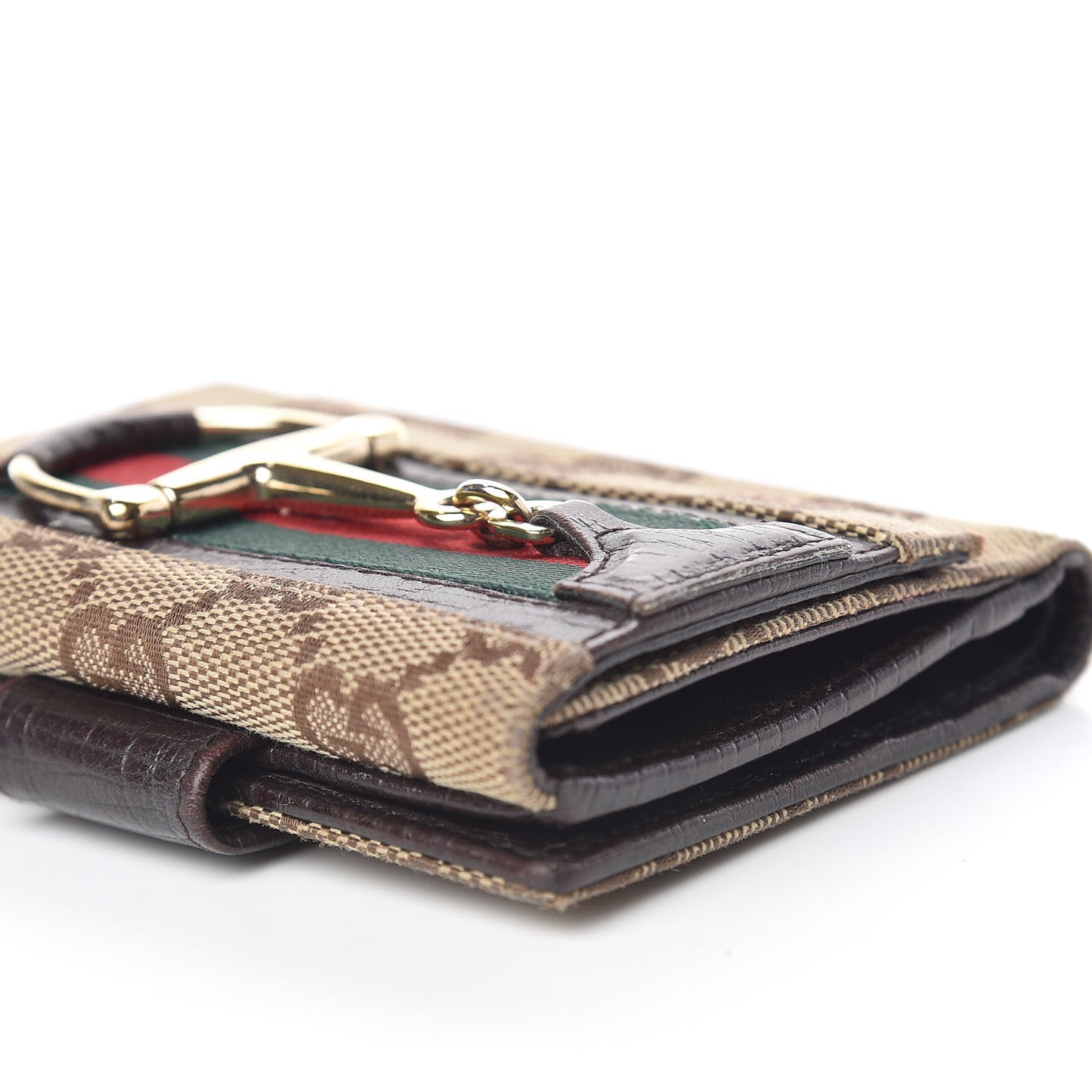 Monogram Hasler Wallet Brown