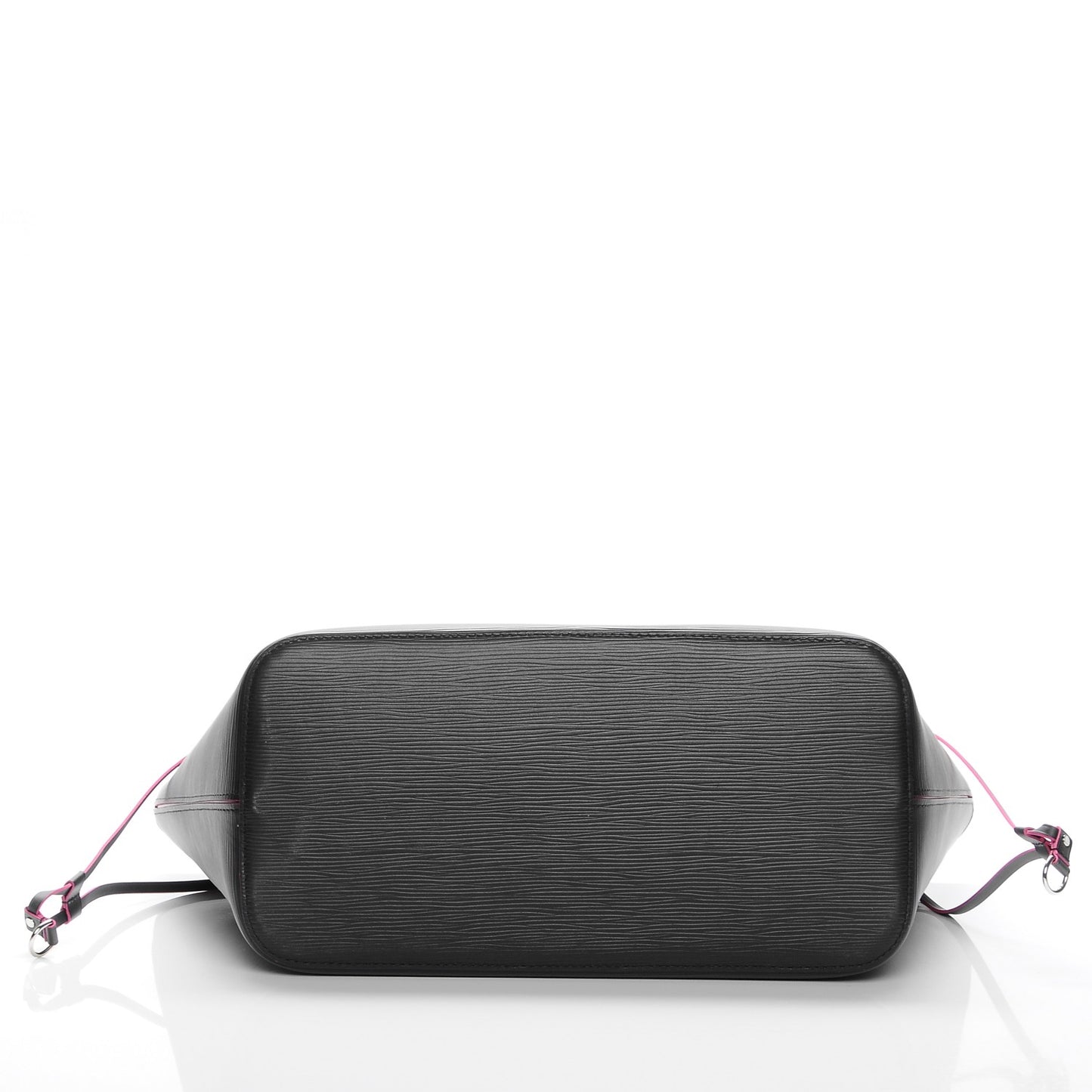 Epi Neverfull MM Black Hot Pink