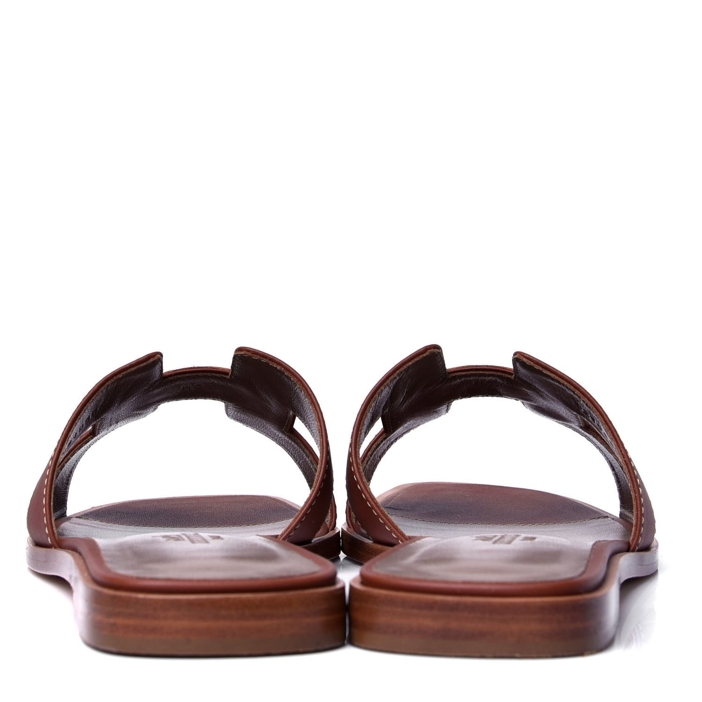 Box Calfskin Oran Sandals 36 Gold