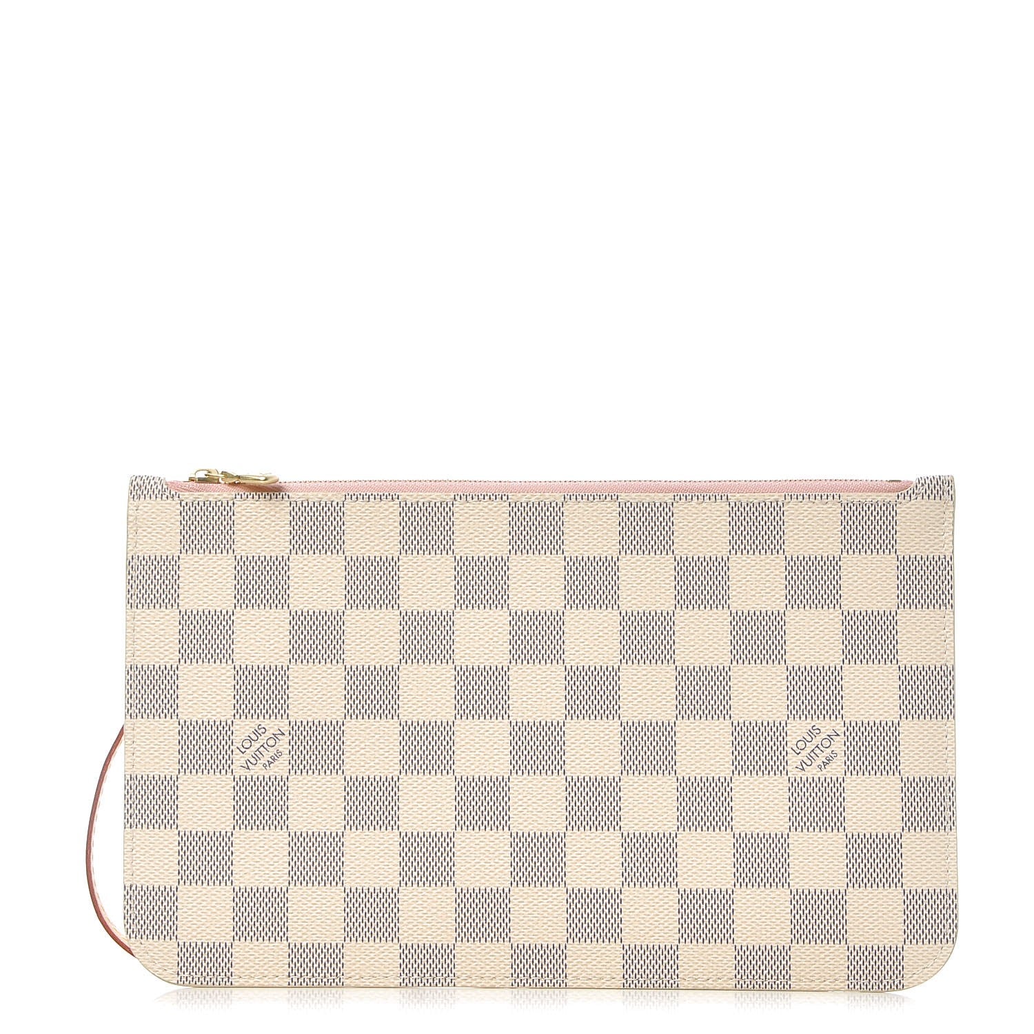 Louis Vuitton Damier Azur Neverfull MM GM Pochette Rose Ballerine 1 of 7