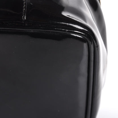 Chanel Patent Vanity Cosmetic Case Black 15 of 16