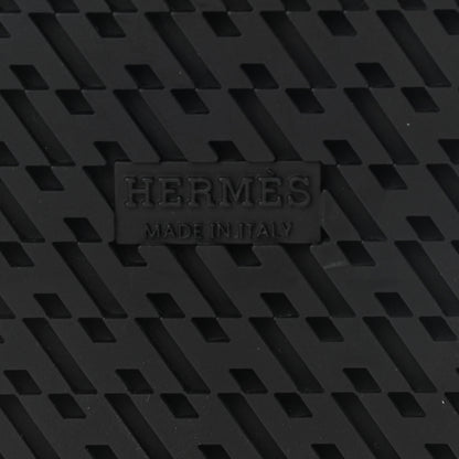Hermes Calfskin Womens Chypre Sandals 38 Black 6 of 8