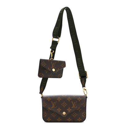 Louis Vuitton Monogram Felicie Strap & Go Kaki 1 of 10