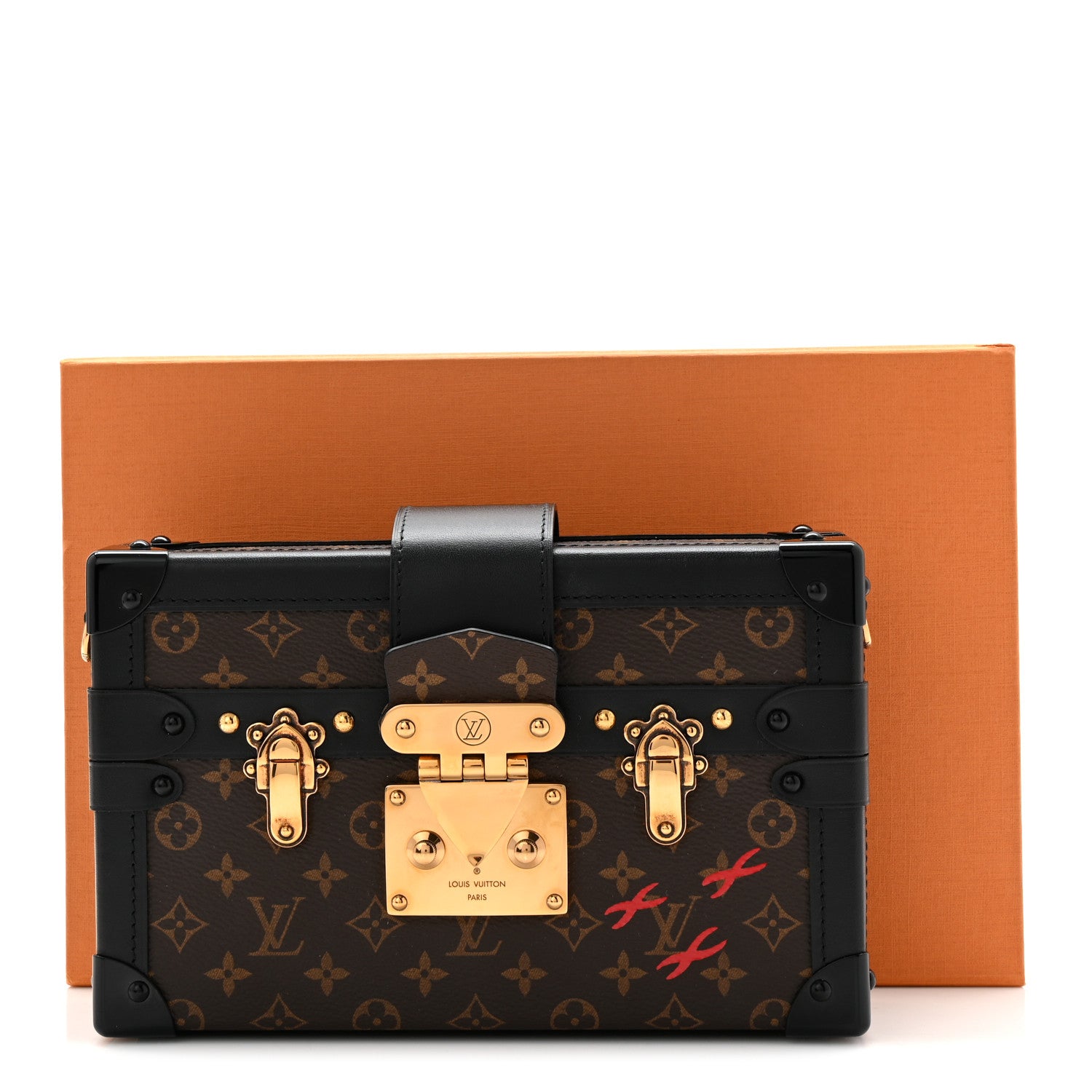 Louis Vuitton Monogram Petite Malle Black 10 of 10