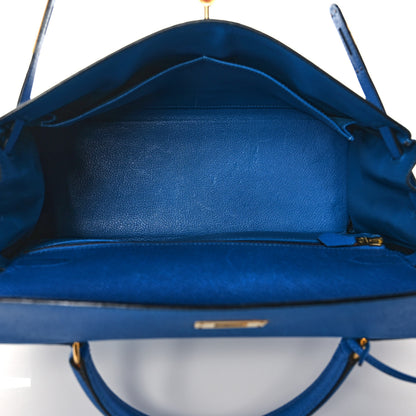 Hermes Courchevel Kelly Retourne 32 Bleu France 17 of 40