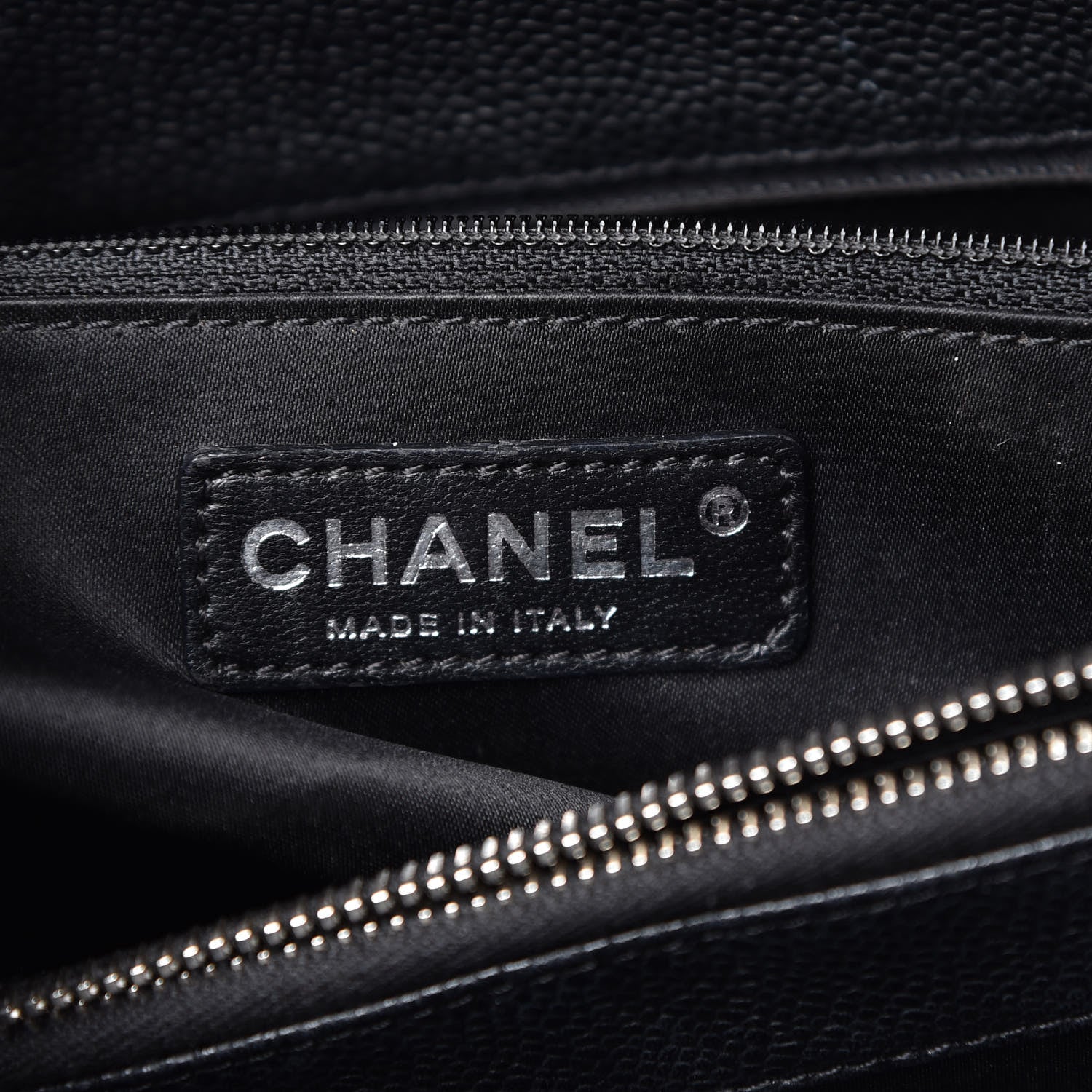 Chanel Caviar Quilted Grand Shopping Tote GST Black 8 of 11