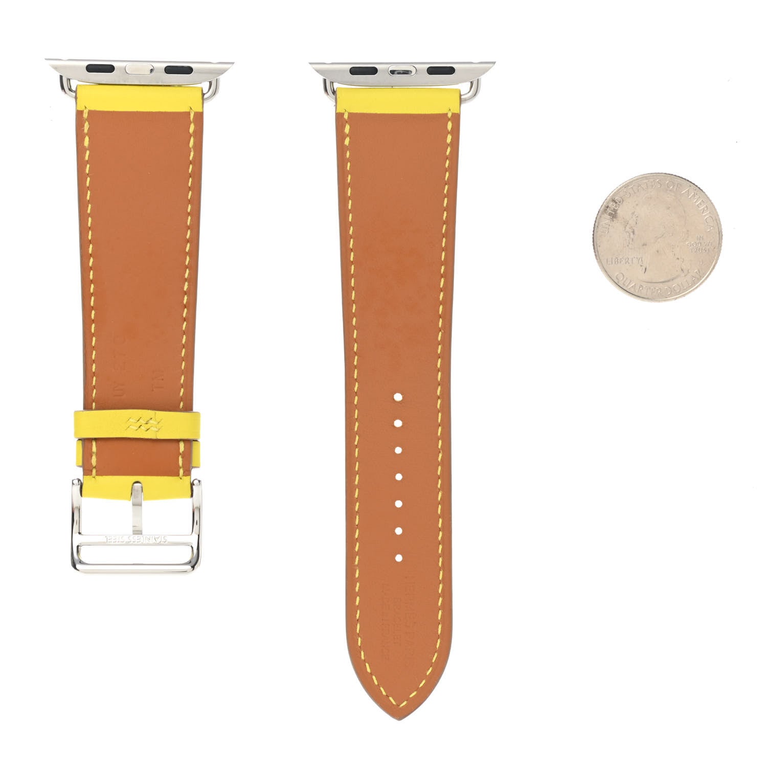 Hermes Swift 44mm Apple Watch Single Tour Band Lime 2 of 4