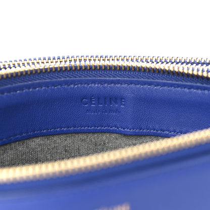 Celine Lambskin Large Trio Crossbody Bag Deep Blue 8 of 12