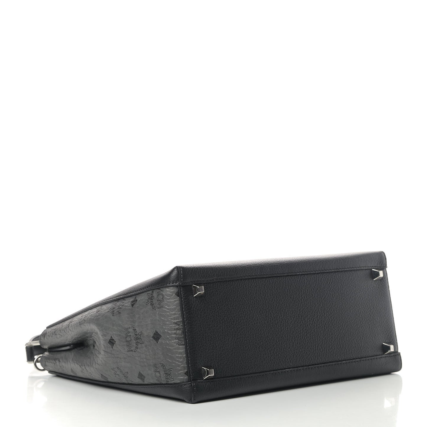 Grained Calfskin Visetos Medium Sarah Hobo Black