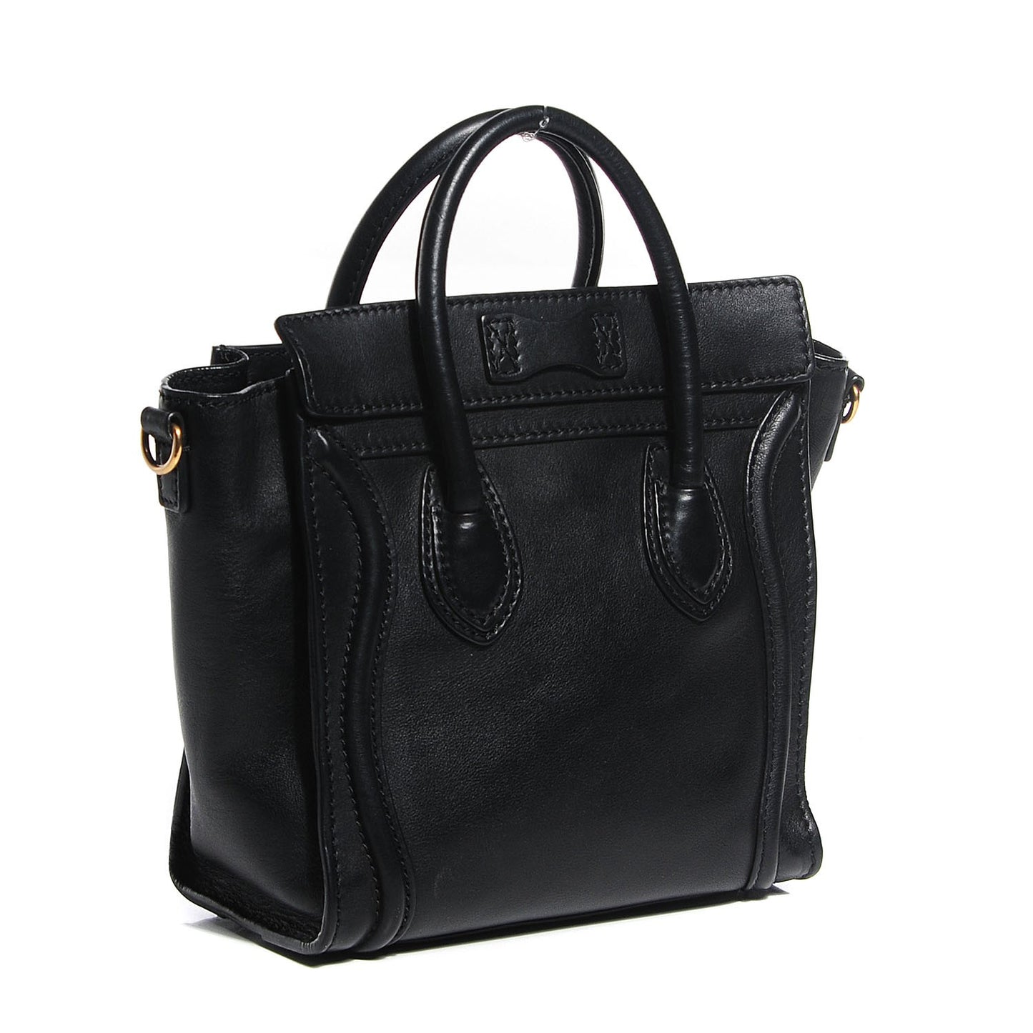 Smooth Calfskin Nano Luggage Black