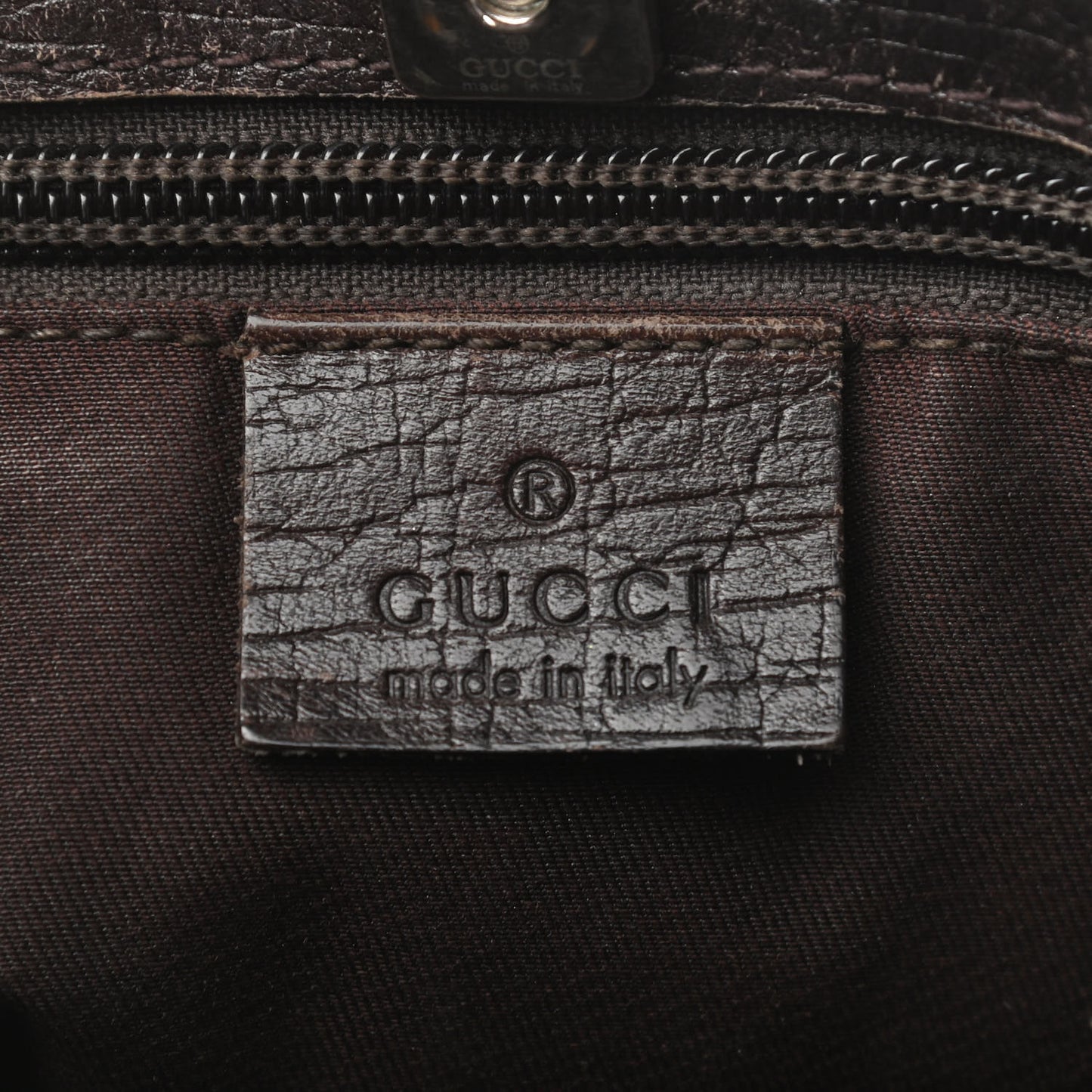 GG Plus Monogram Medium Joy Tote Dark Brown