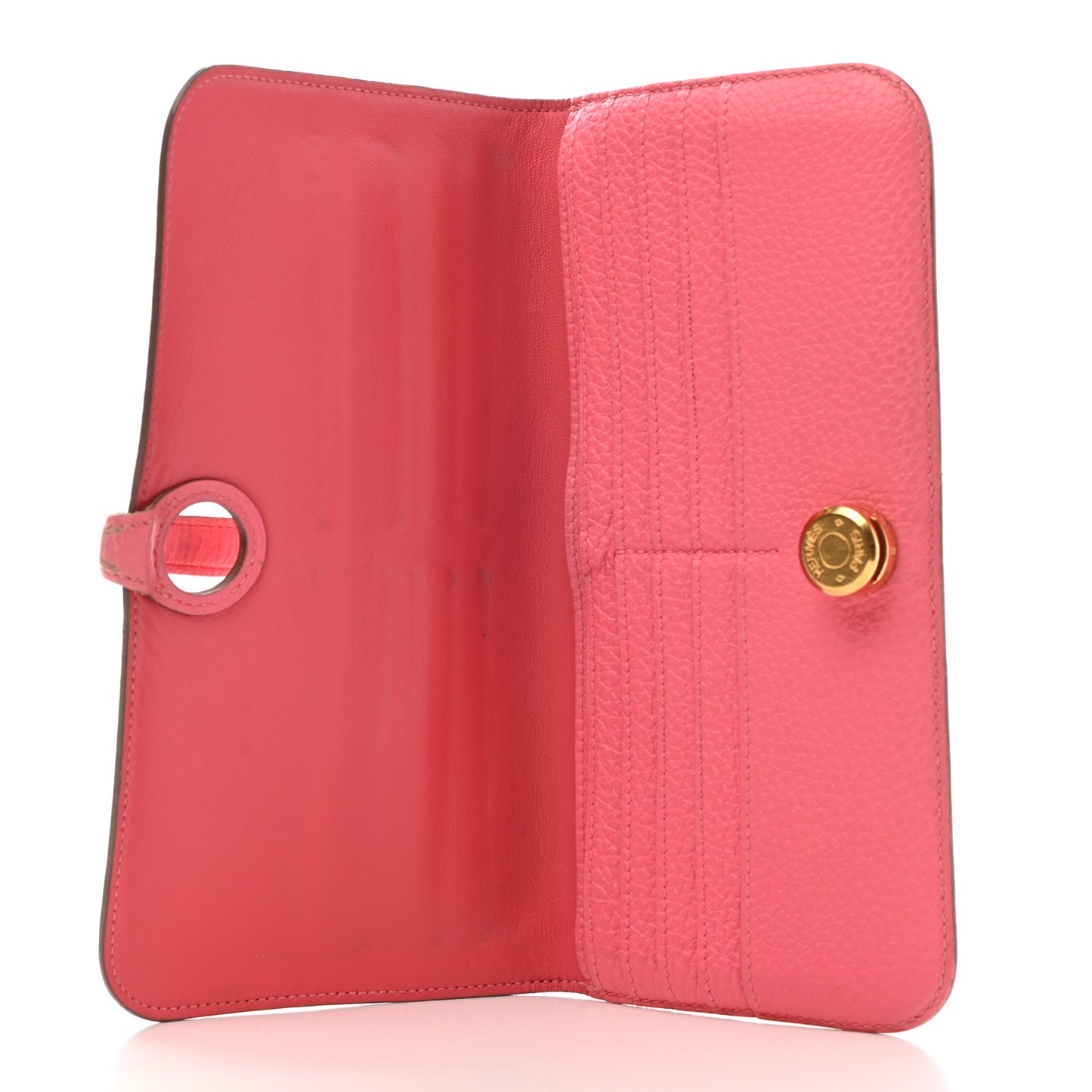 Togo Dogon Wallet Rose Lipstick