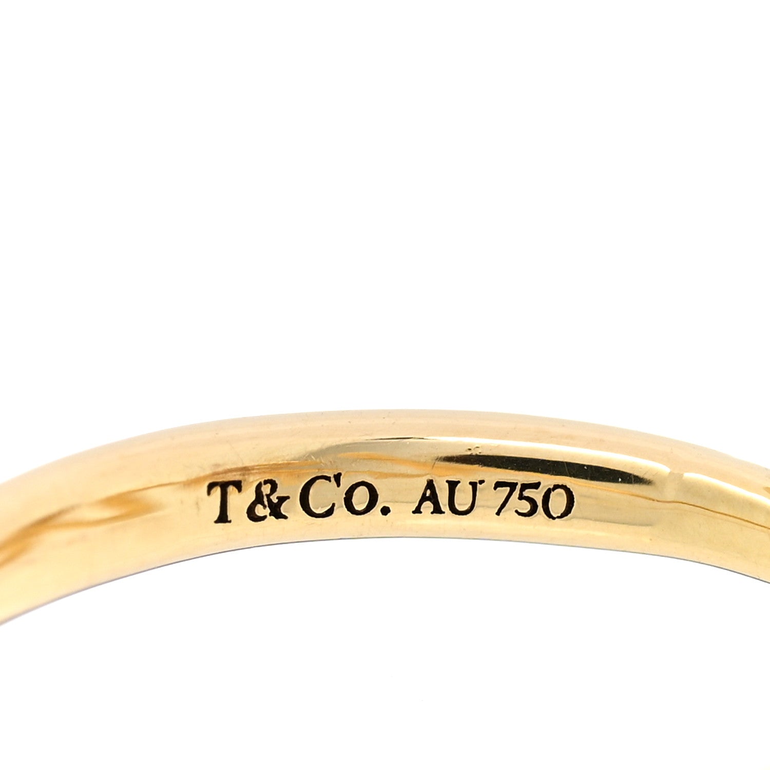 Tiffany 18K Yellow Gold Paloma's Graffiti Love Ring 49 5 4 of 4